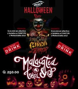halloween circo del terror guatemala 2017